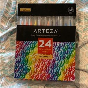 Water color brush pens